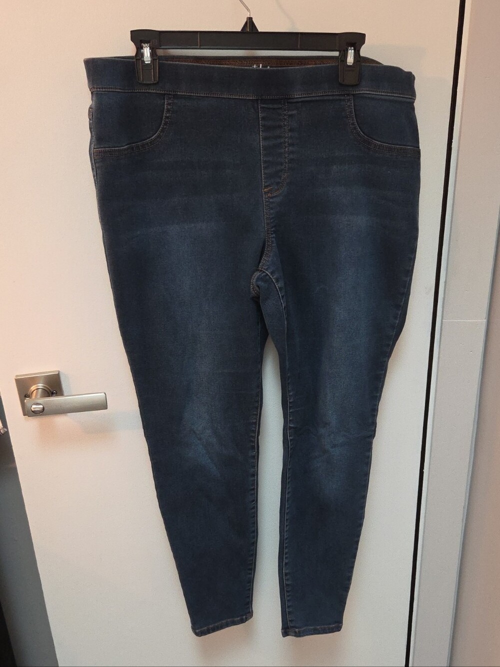 Style & Co. Dark Blue Pull-On Jeggings - Stretchy Women's Denim Leggings